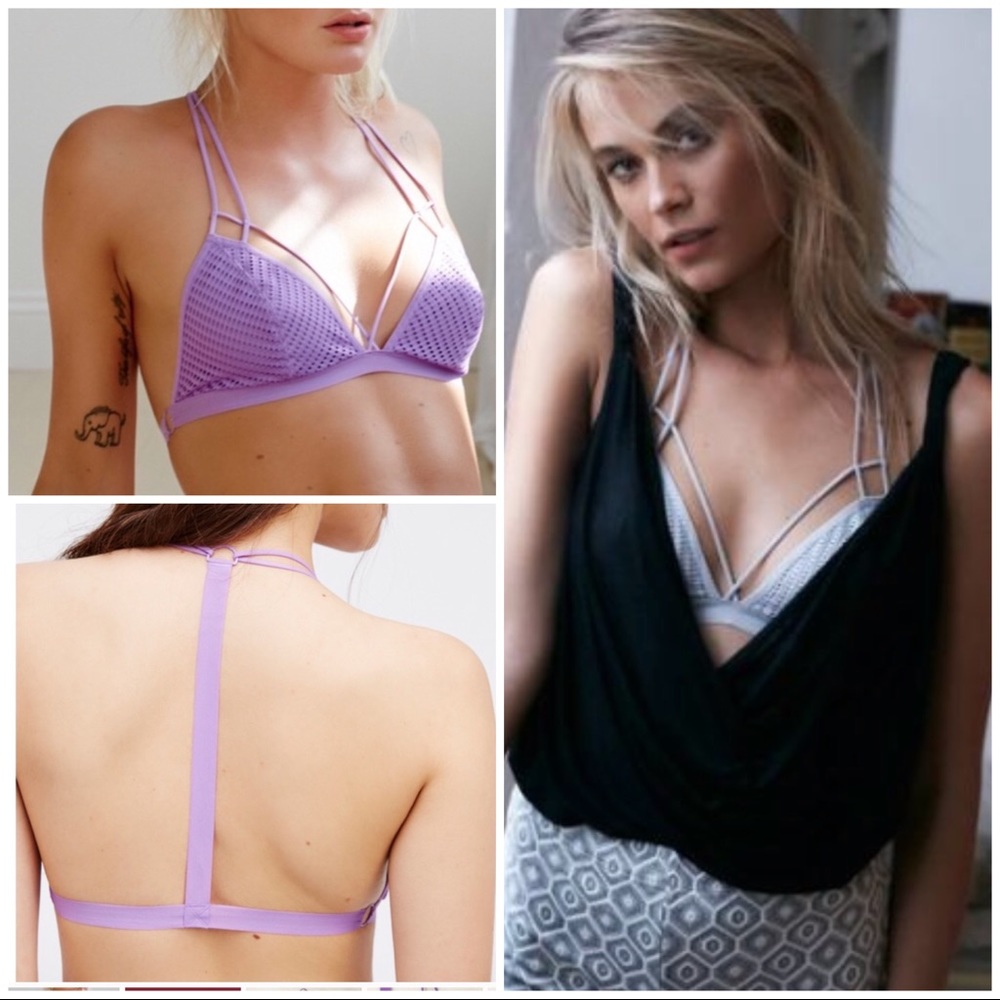 Free People Fish In The Sea Strappy Bra